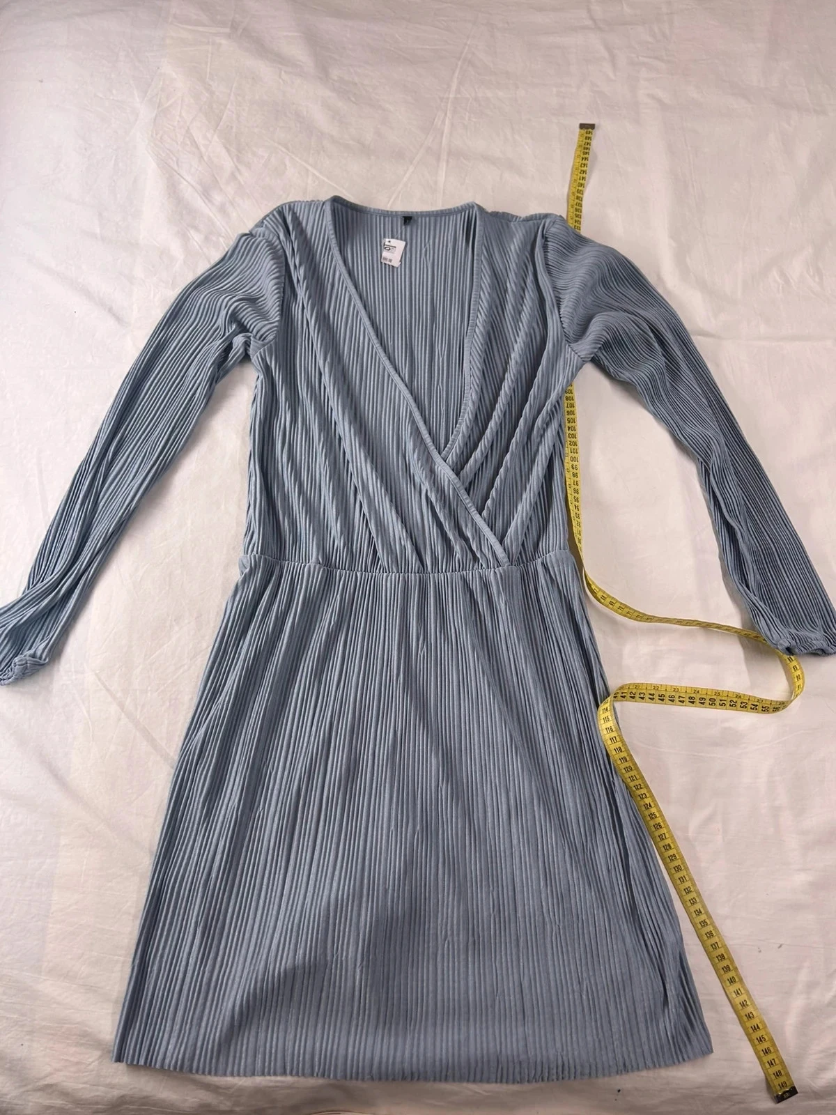 Robe vintage bleu clair taille L